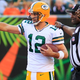 Image for article titled Aaron Rodgers Says The Replacement Refs "Have To Understand The Rules"